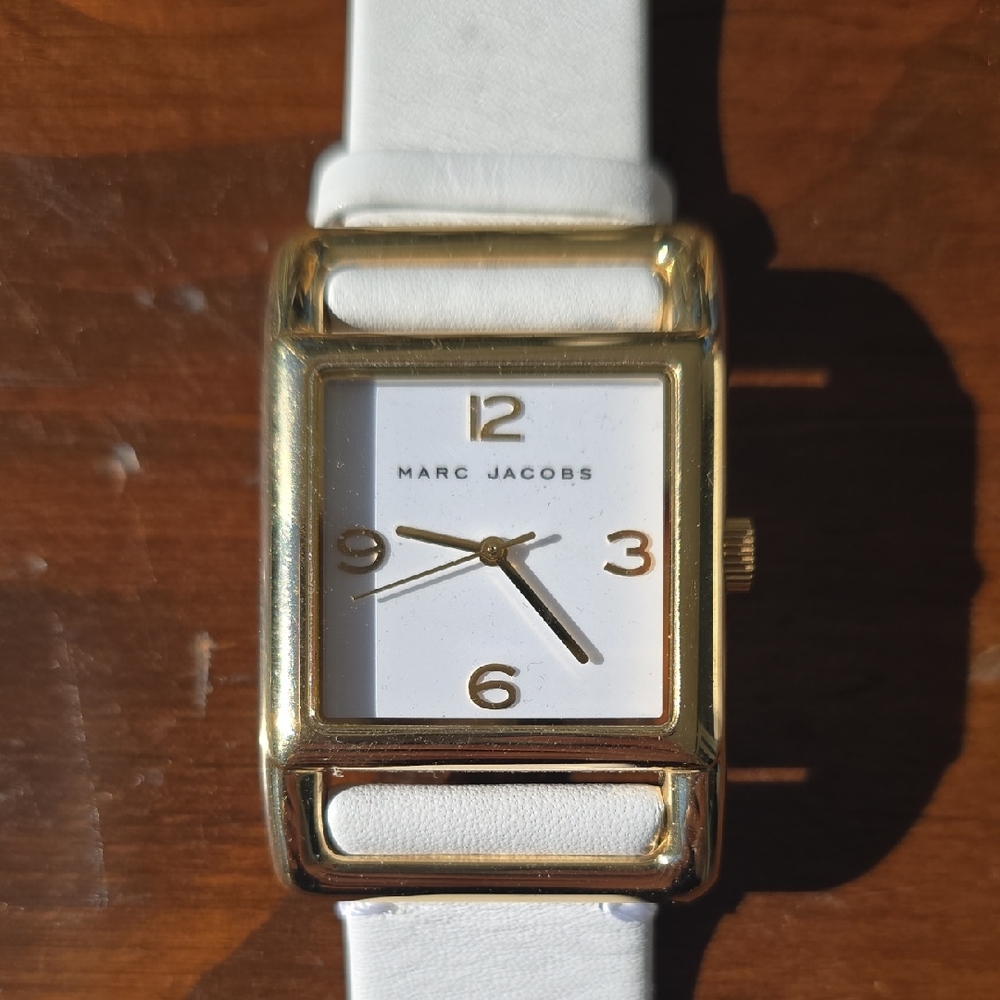 White Marc Jacobs Leather Watch